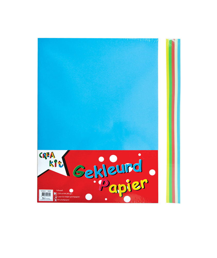 Speciaal hoek Wreed Gekleurd papier A4 80gr – Primera Oirschot